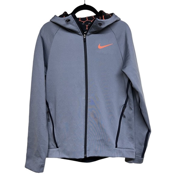 Nike Therma Sphere Max Training Hoodie‎ Jacket Gray Men's Size Medium